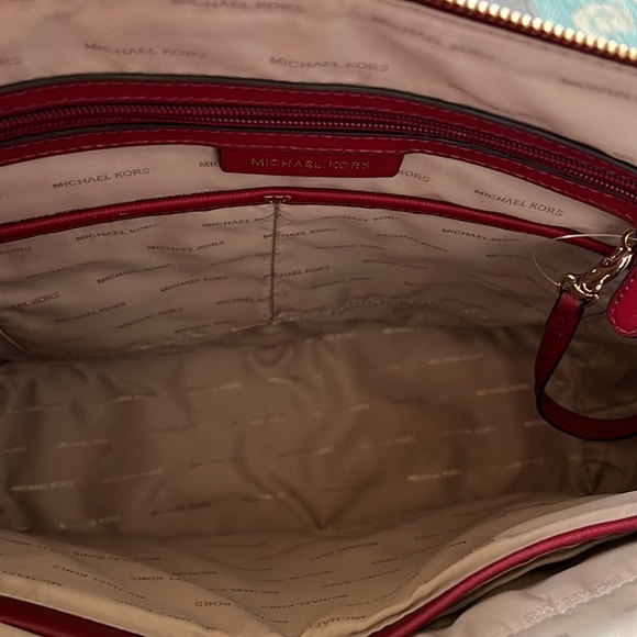 Michael Kors Jet Set top zip Saffiano tote - Picture 14 of 16